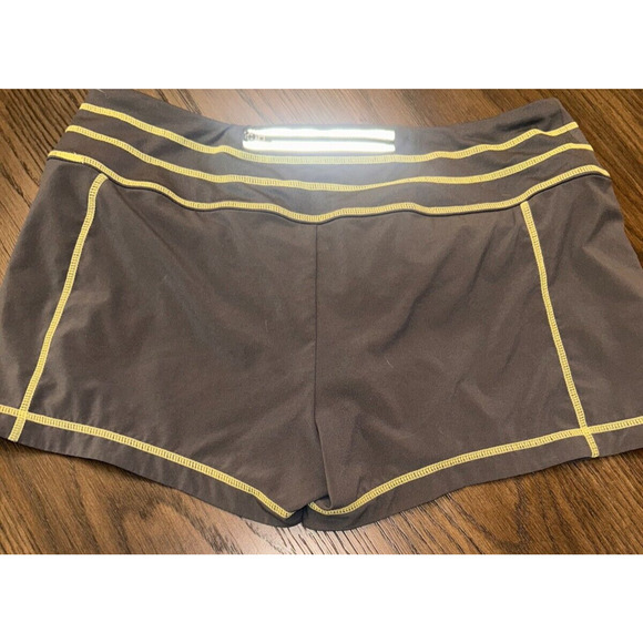 Athleta Womens M Teal Stretch Waist Lined Athleisure Running Shorts BOGO - Picture 7 of 7